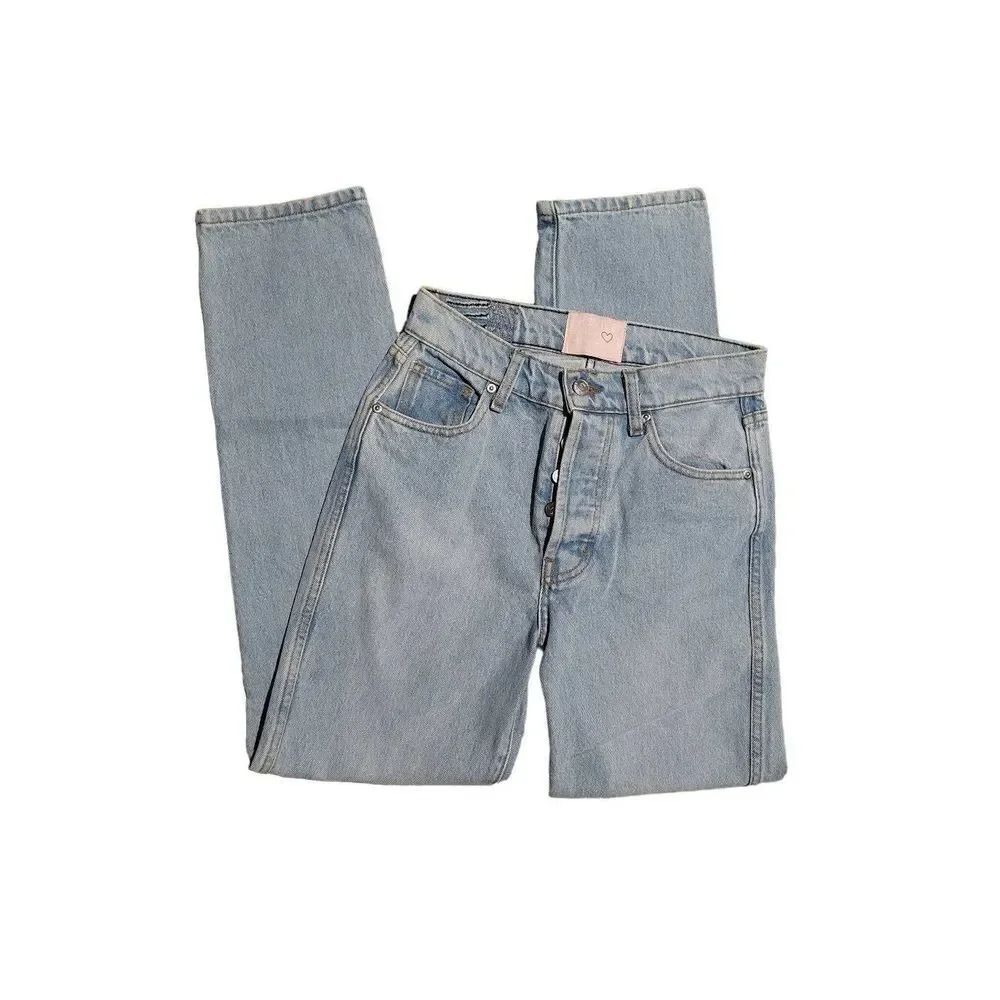 Revice High Rise Tapered Jeans Light Wash  Blue Women's 26